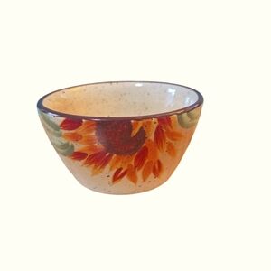 Pfaltzgraff Evening Sun Small Bowl  Autumn Colors Sunflower Retired Pottery